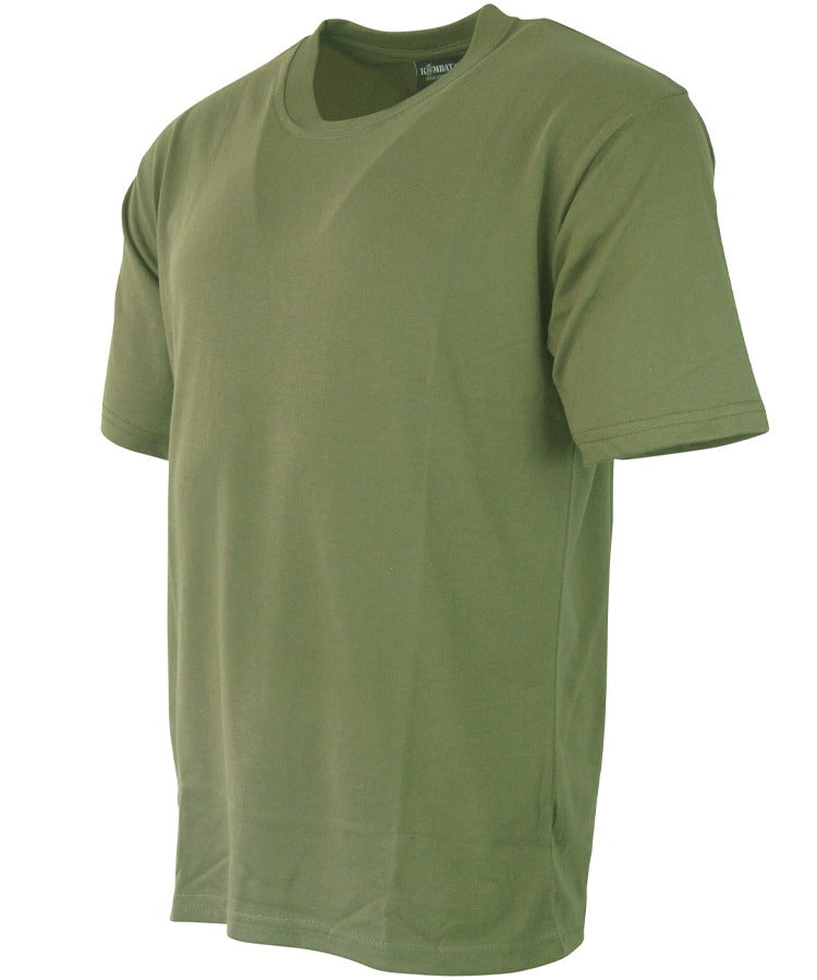 Kombat UK Military Plain T-Shirts - Olive Green