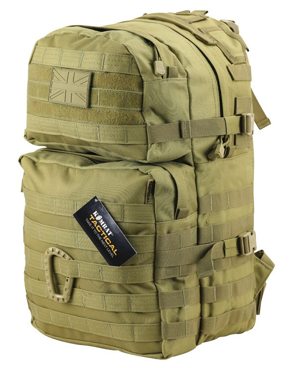 Kombat UK Medium Molle Assault Pack 40 Litre - Coyote