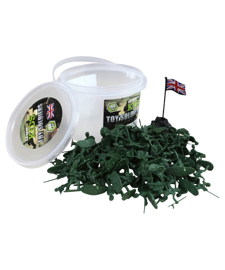 Kombat UK Kombat Force TUB of Toy Soldiers - 100 pcs