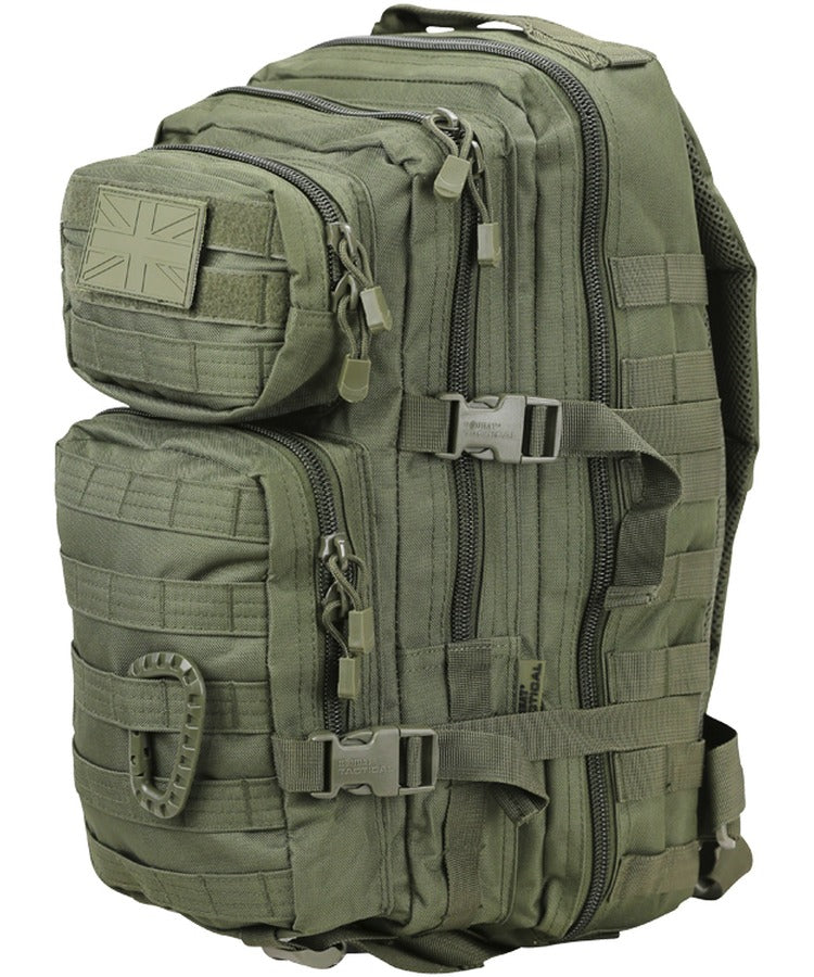 Kombat UK Small Molle Assault Pack 28 Litre - Olive Green