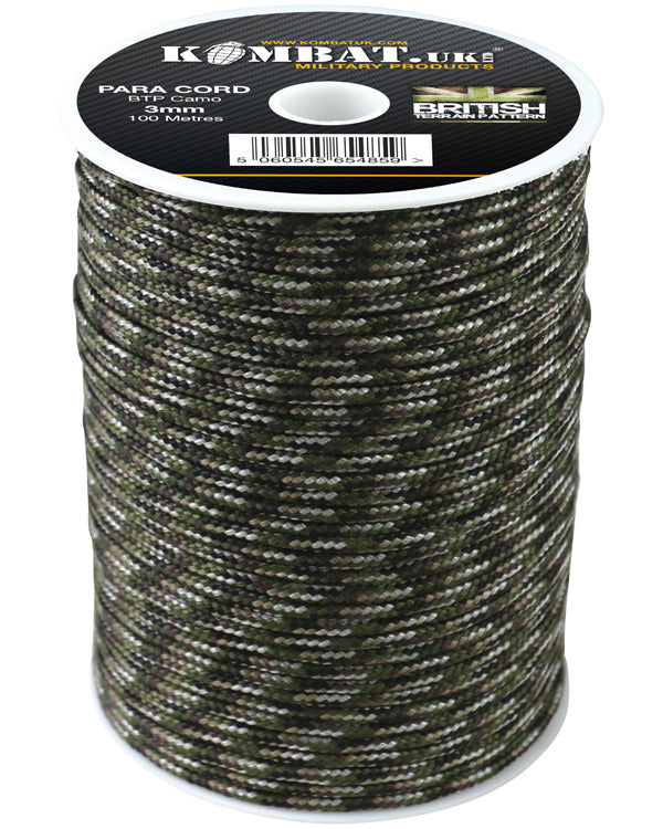 Kombat UK Paracord - 100m Reel - BTP