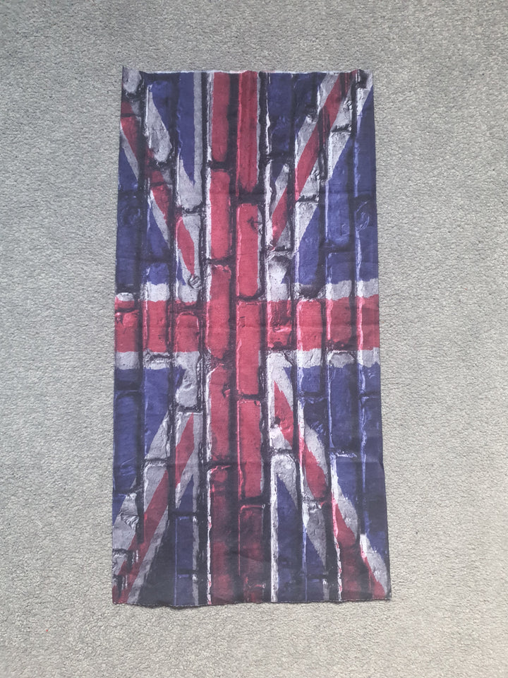 UK Flag Tactical Snood in Brickwork style