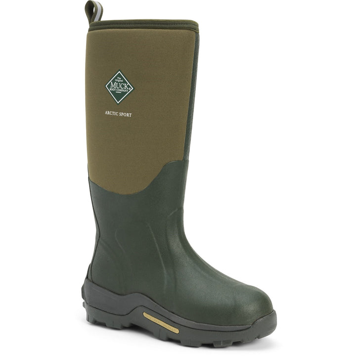 Muck Boots Arctic Sport Pull On Wellington Boot Moss Moss 4