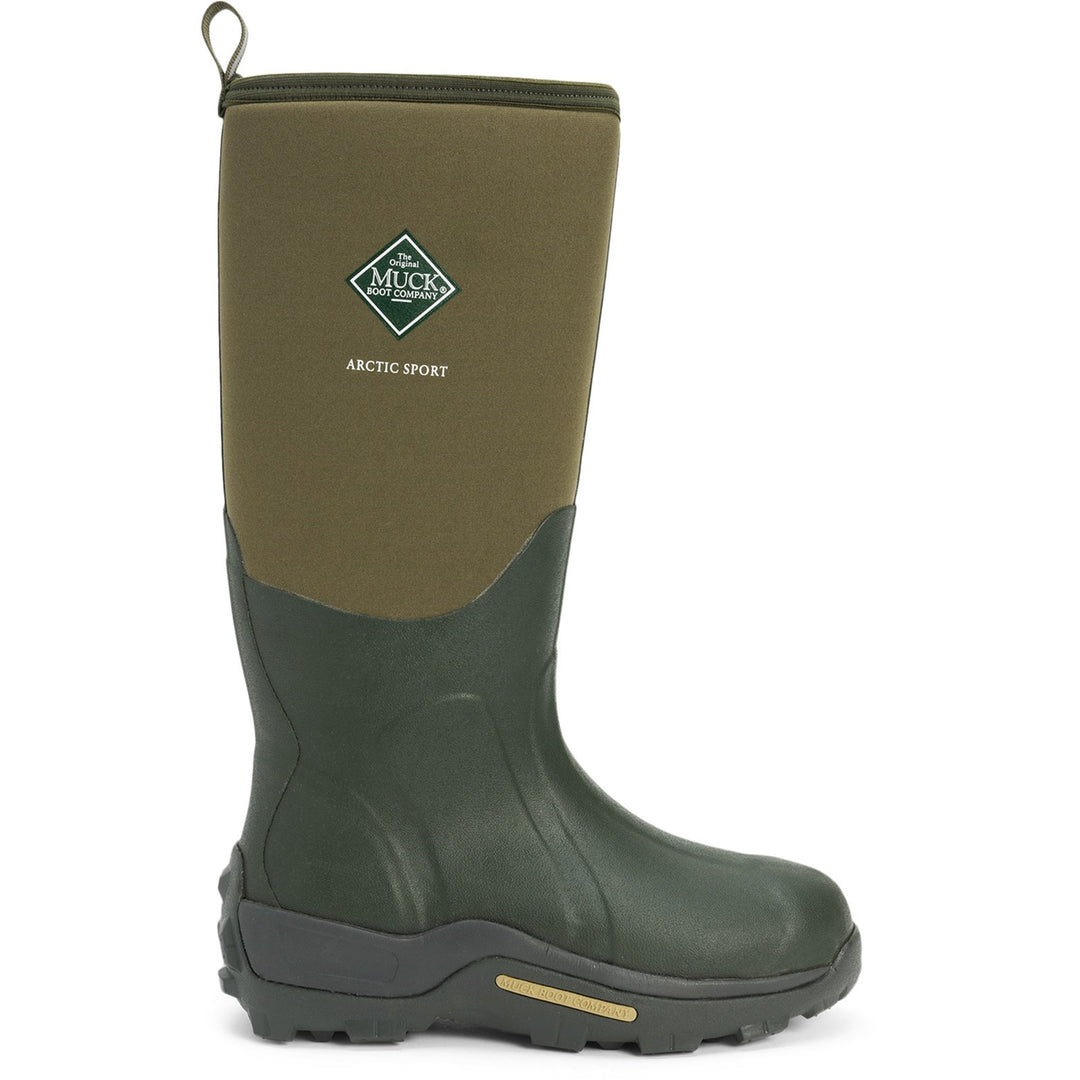 Muck Boots Arctic Sport Pull On Wellington Boot Moss Moss 4