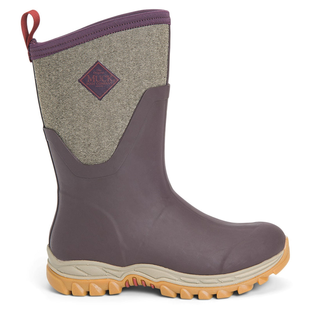 Muck Boots Arctic Sport Mid Wellington Boots Wine 3