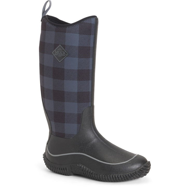 Muck Boots Hale Wellington Black Grey Plaid 3