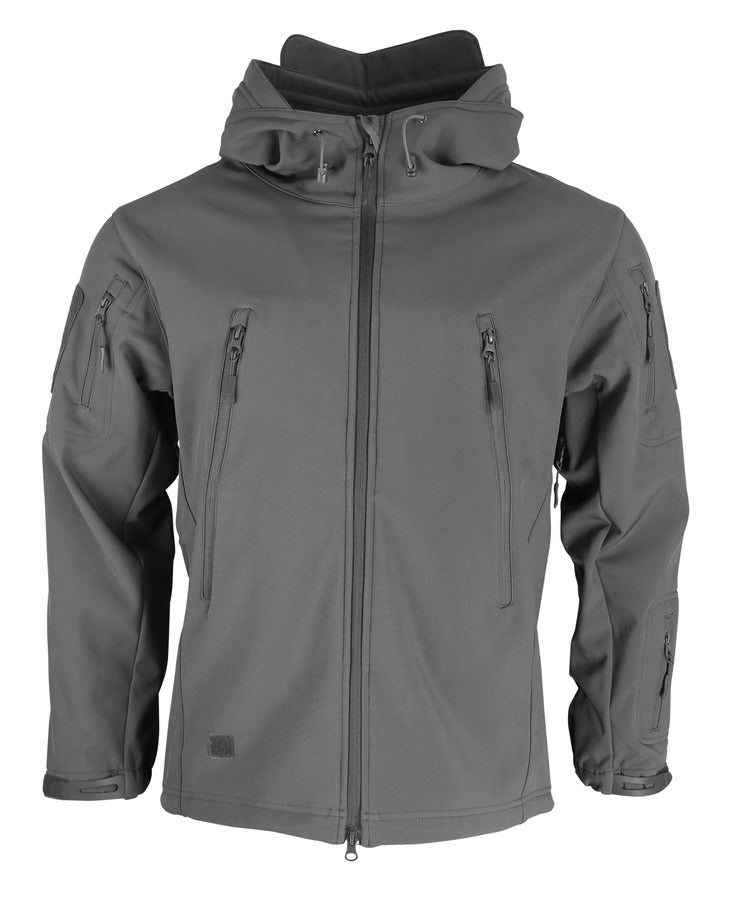 Kombat UK PATRIOT Tactical Soft Shell Jacket - Gunmetal Grey