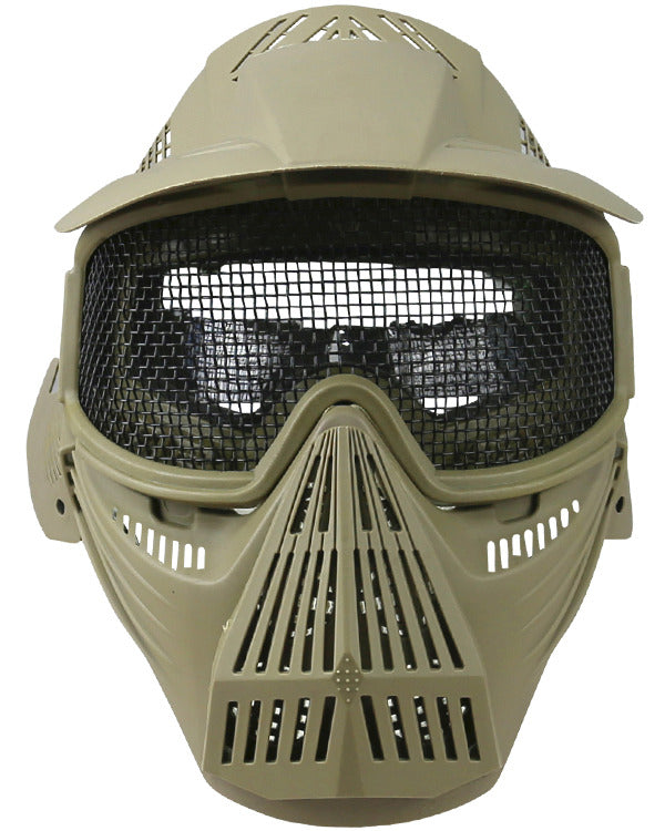 Kombat UK Full Face Mesh Mask - Coyote