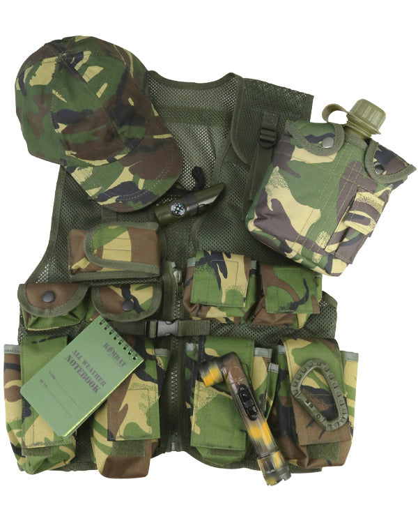 Kombat UK Kids Adventure Vest Set - DPM