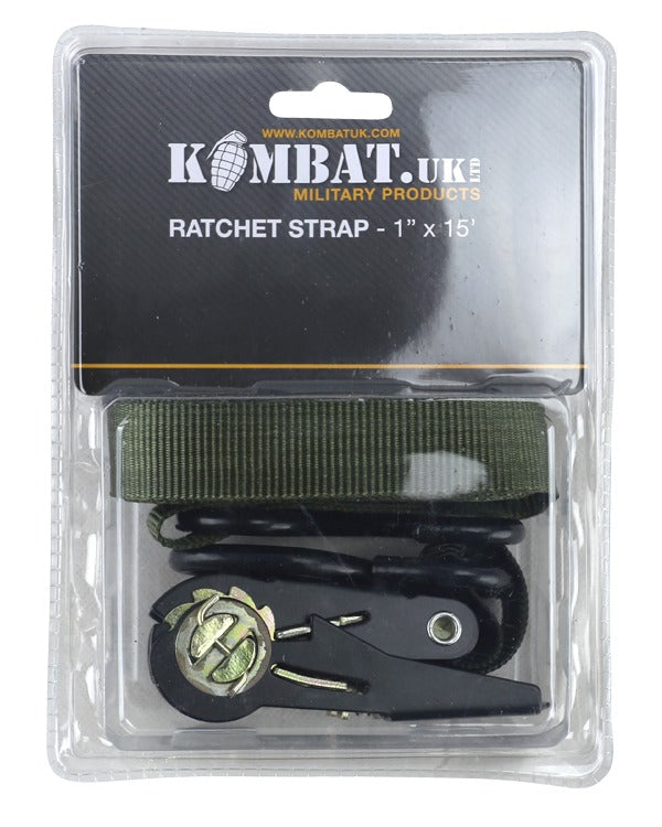 Kombat UK Ratchet Strap - Olive Green