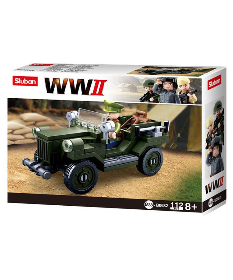 Sluban - B0682 (WWII Allied Light Truck)