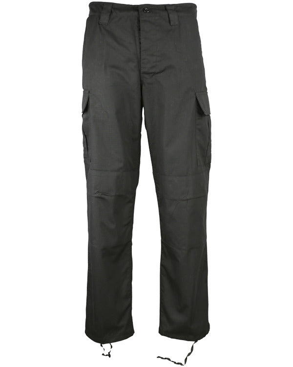 Kombat UK M65 BDU Ripstop Trousers - Black