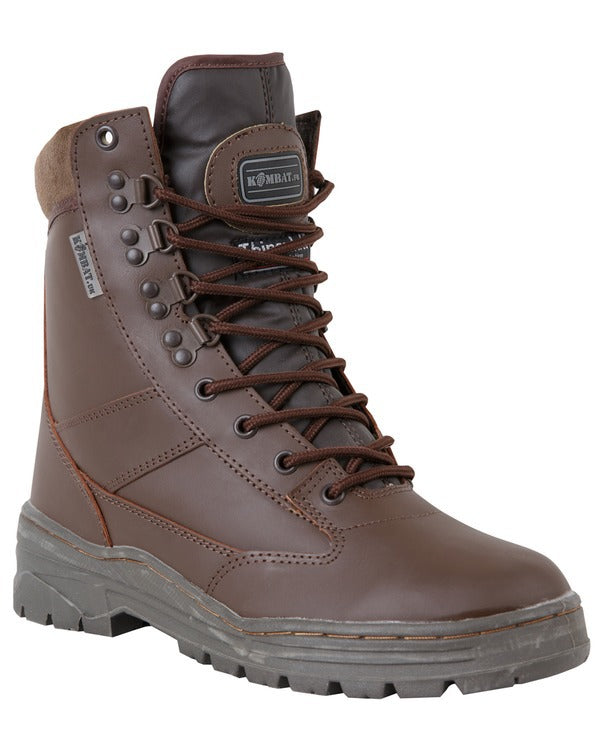 Kombat UK Patrol Boot Leather MOD Brown