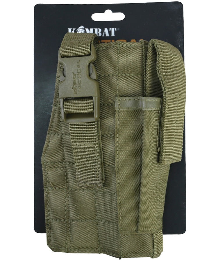 Kombat UK Molle Gun Holster with Mag Pouch - Coyote