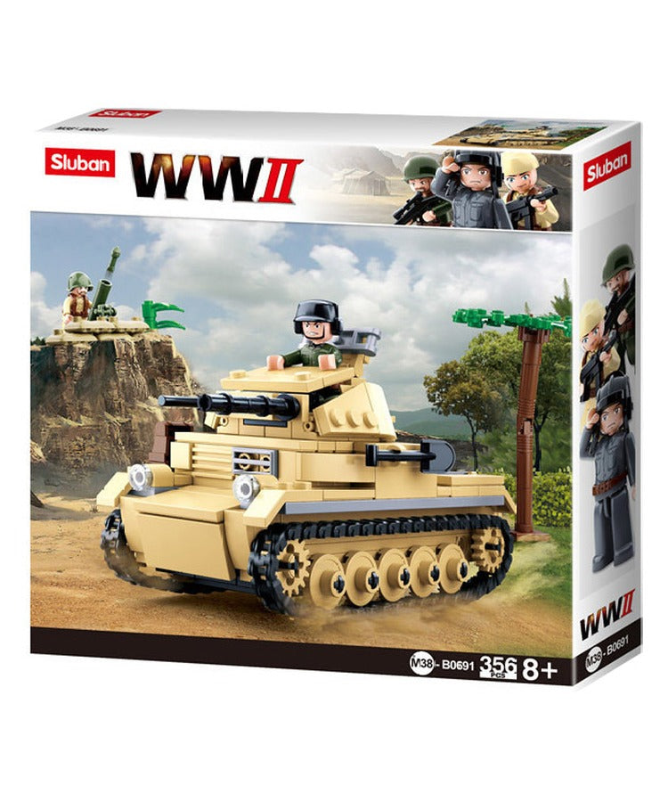 Sluban - B0691 (WWII Small German Tank)