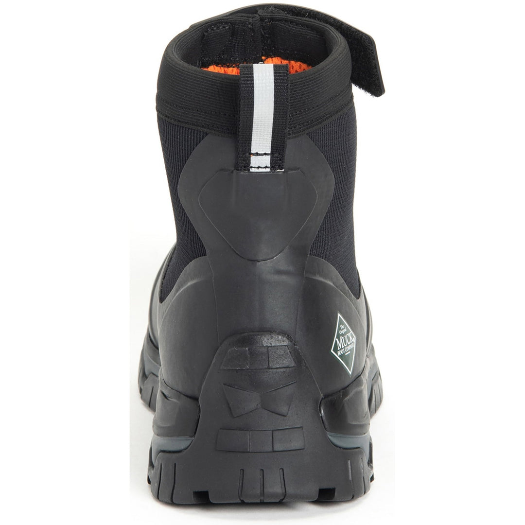 Muck Boots Apex Mid Zip Wellingtons Black Dark Shadow 6