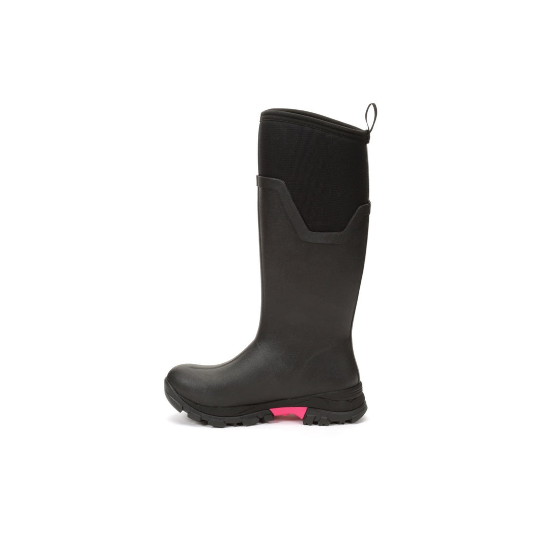 Muck Boots Arctic Ice Tall Wellingtons Black Hot Pink 3