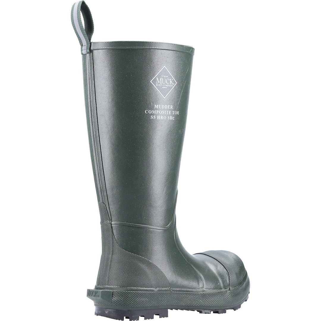 Muck Boots Mudder Tall Safety Wellington S5 Moss 4