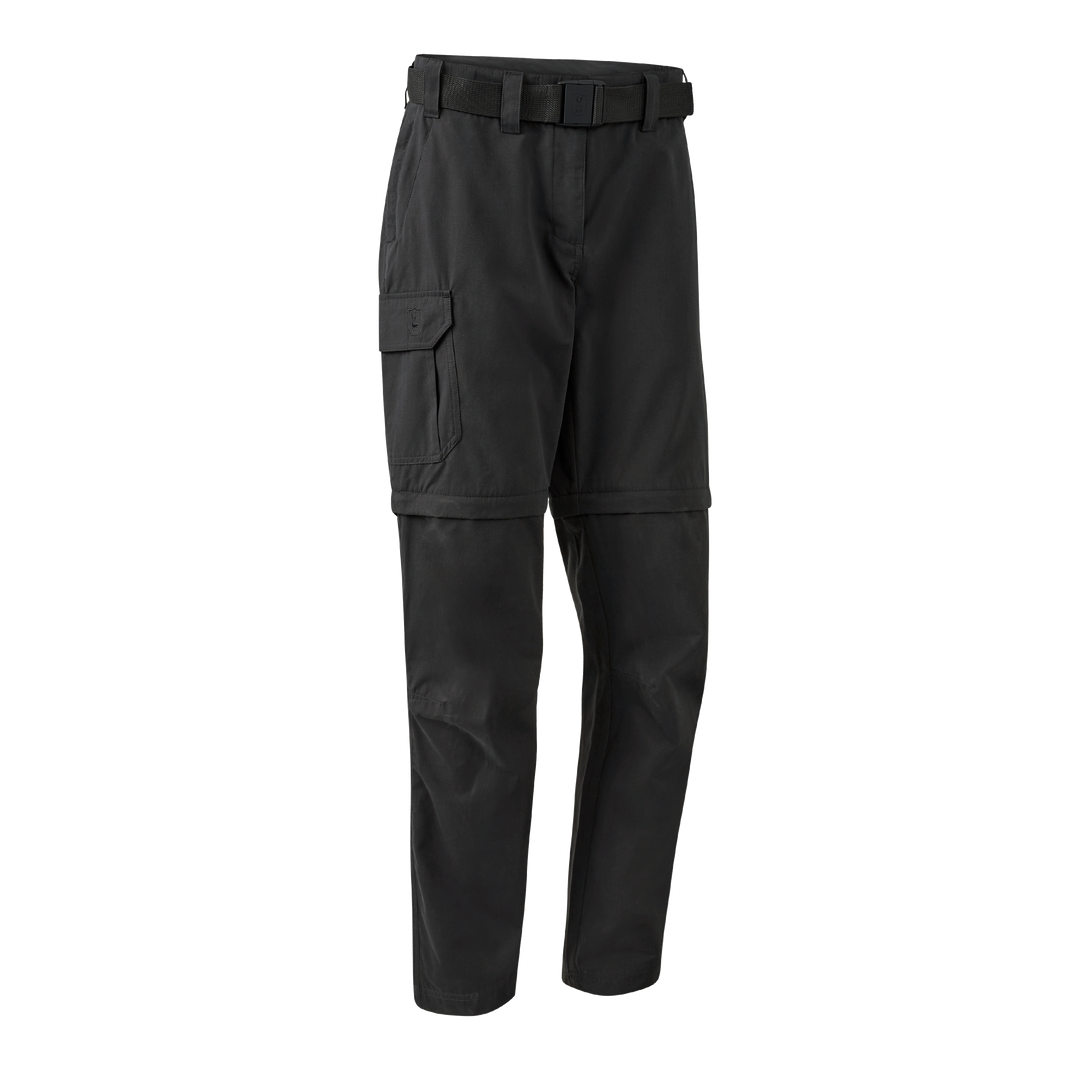 Deerhunter Lady Slogen Zip-Off Trousers Black Ink 34