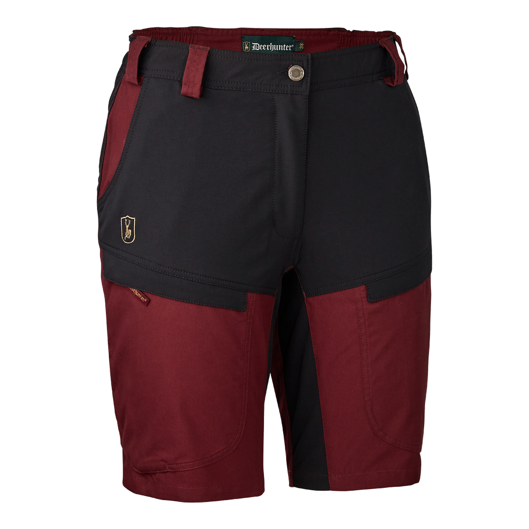 Deerhunter Lady Ann Shorts Oxblood Red 36