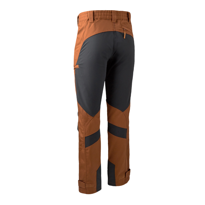 Deerhunter Rogaland Stretch Trousers with contrast Burnt Orange 48