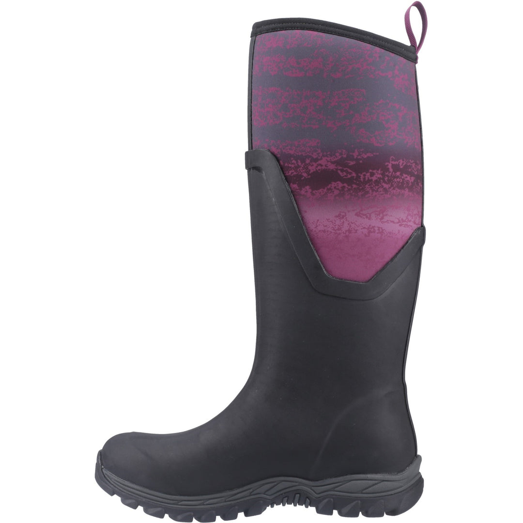 Muck Boots Arctic Sport II Tall Wellington Black Magenta Fade 3