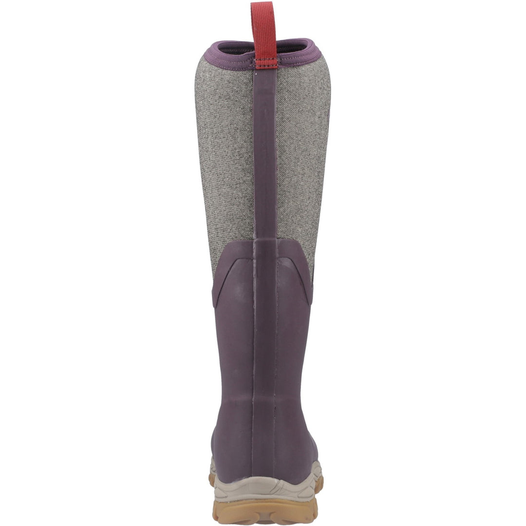 Muck Boots Arctic Sport II Tall Wellington Wine Herringbone 3