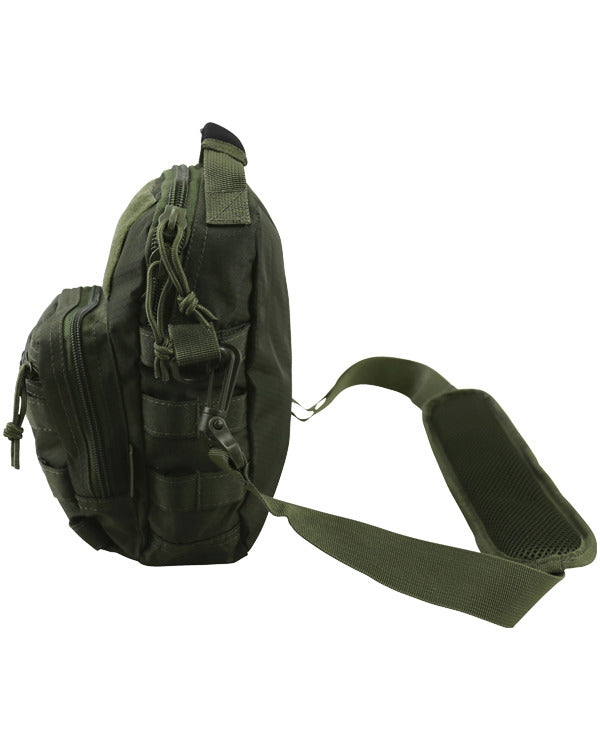 Kombat UK Hex - Stop Explorer Shoulder Bag - Olive Green