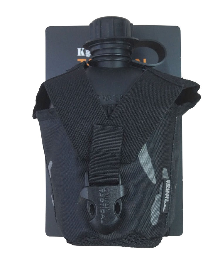 Kombat UK Tactical Water Bottle - BTP Black