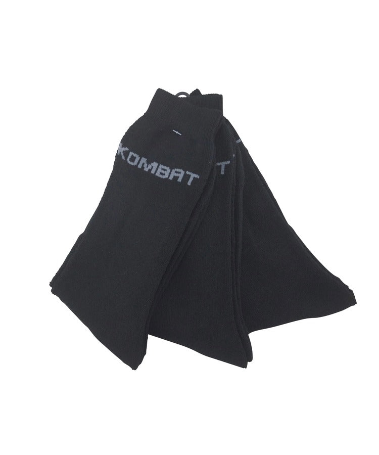 Kombat UK Thermal Socks 3-Pairs - Black