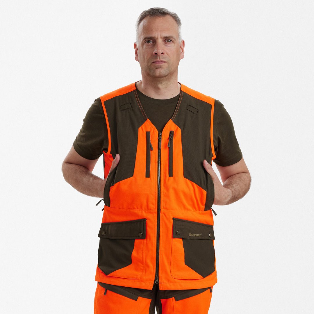 Deerhunter Strike Extreme Waistcoat Orange 46