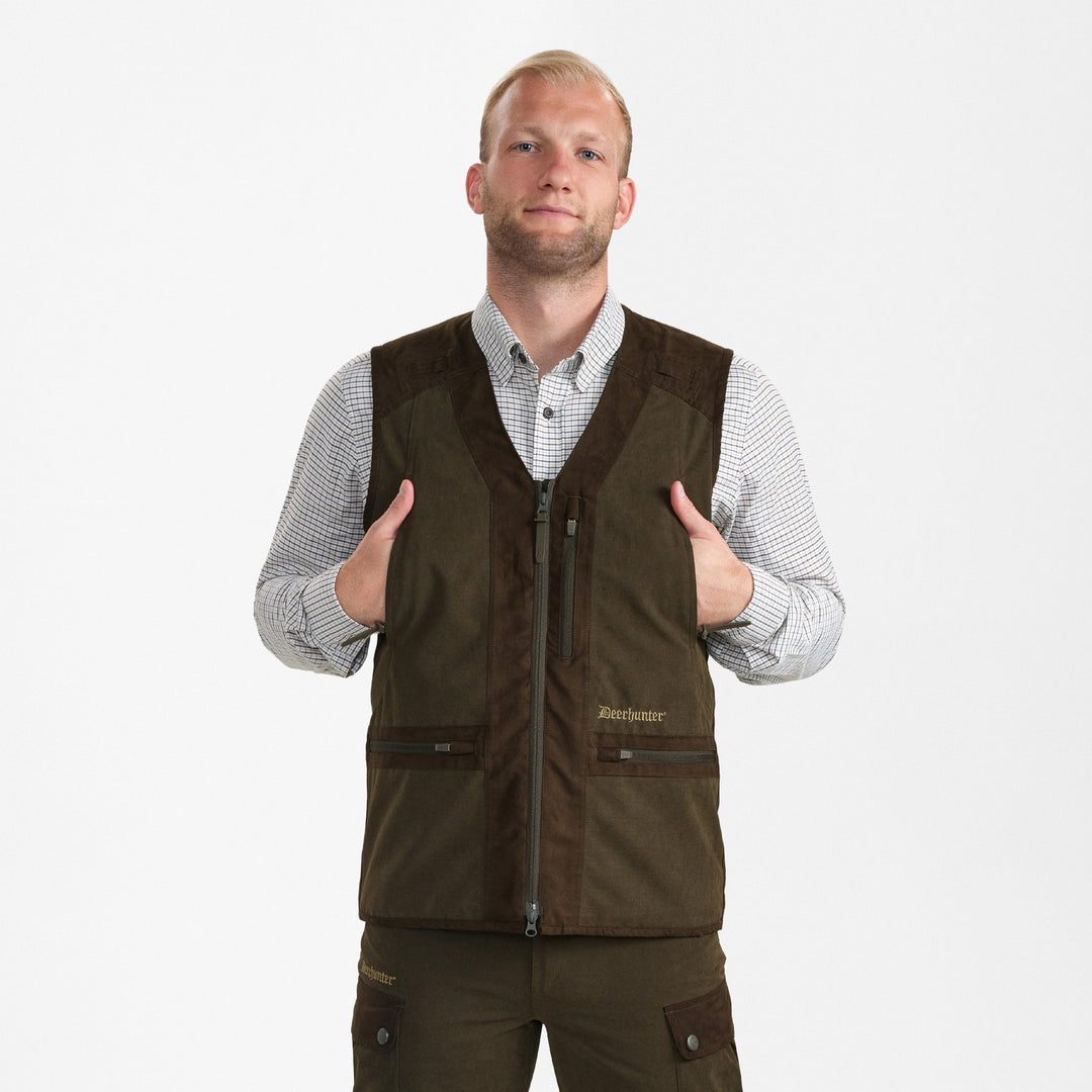 Deerhunter Eagle Waistcoat Tarmac Green 2XL