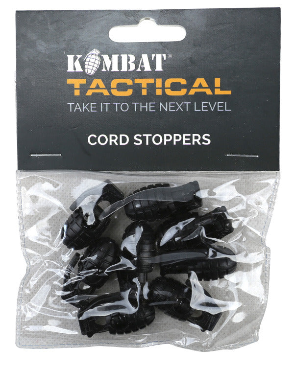 Kombat UK Grenade Cord Stoppers - Black