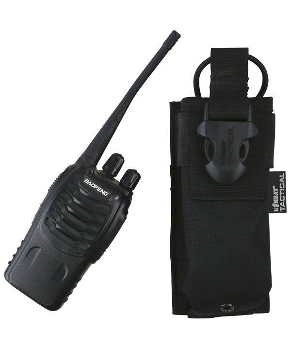 Kombat UK GPS Radio Pouch - Black