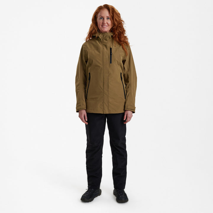 Deerhunter Lady Sarek Shell Jacket with hood Butternut 36