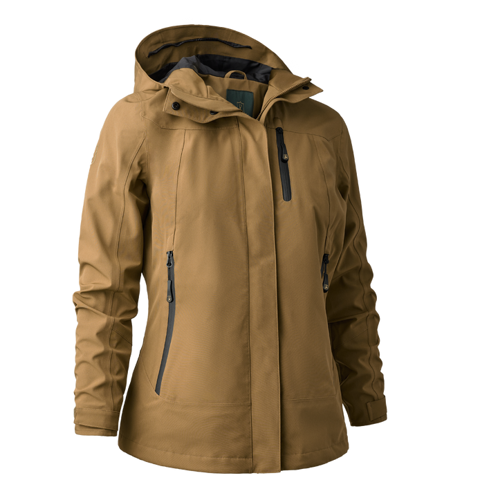 Deerhunter Lady Sarek Shell Jacket with hood Butternut 36