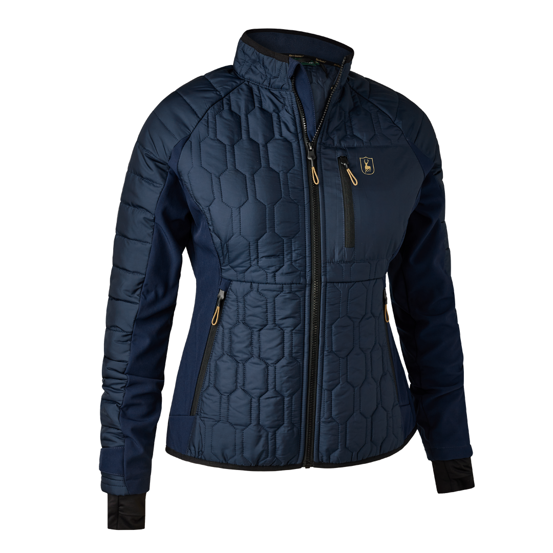 Deerhunter Lady Mossdale Quilted Jacket Dress Blues 36