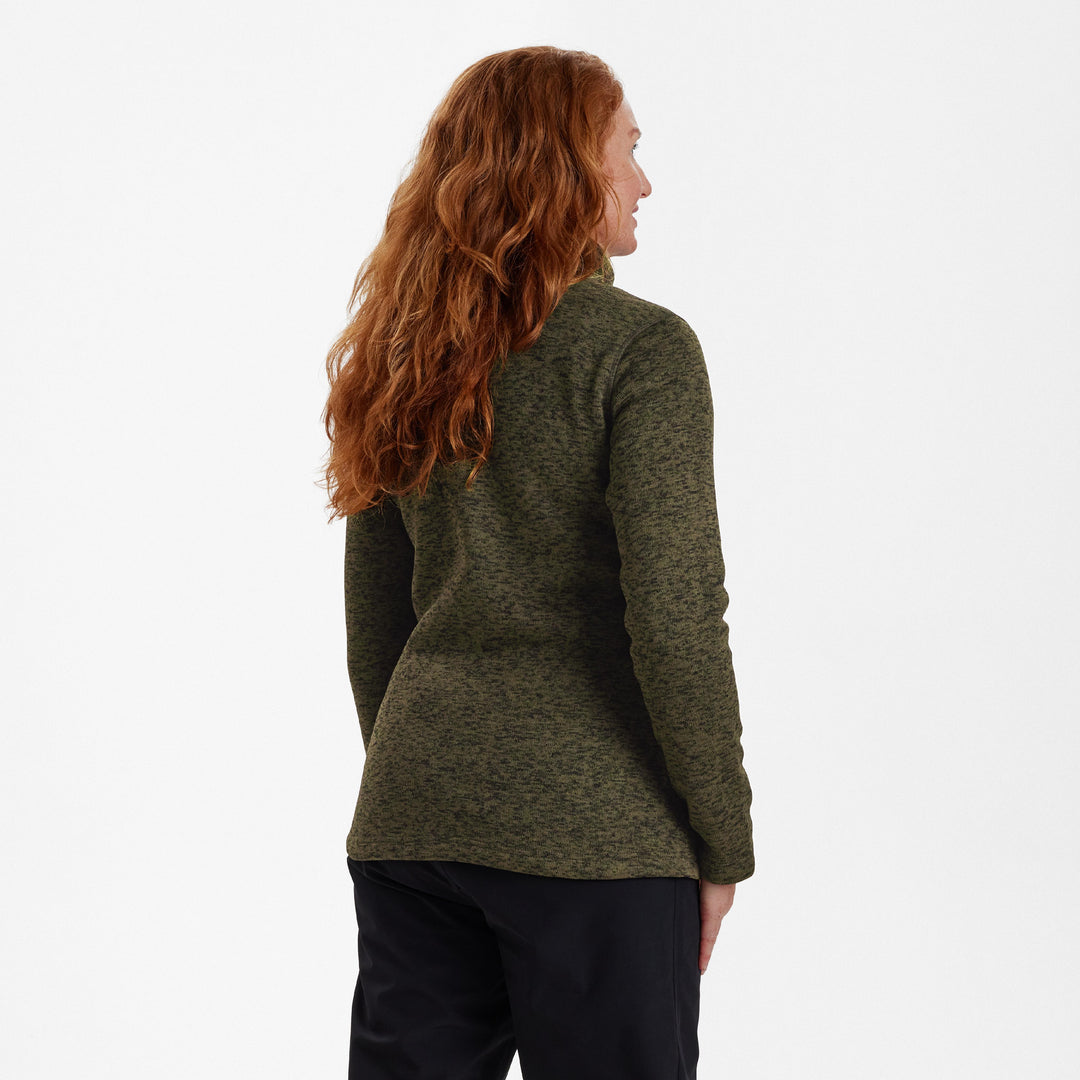 Deerhunter Lady Sarek Knitted Jacket Olive Night melange 36