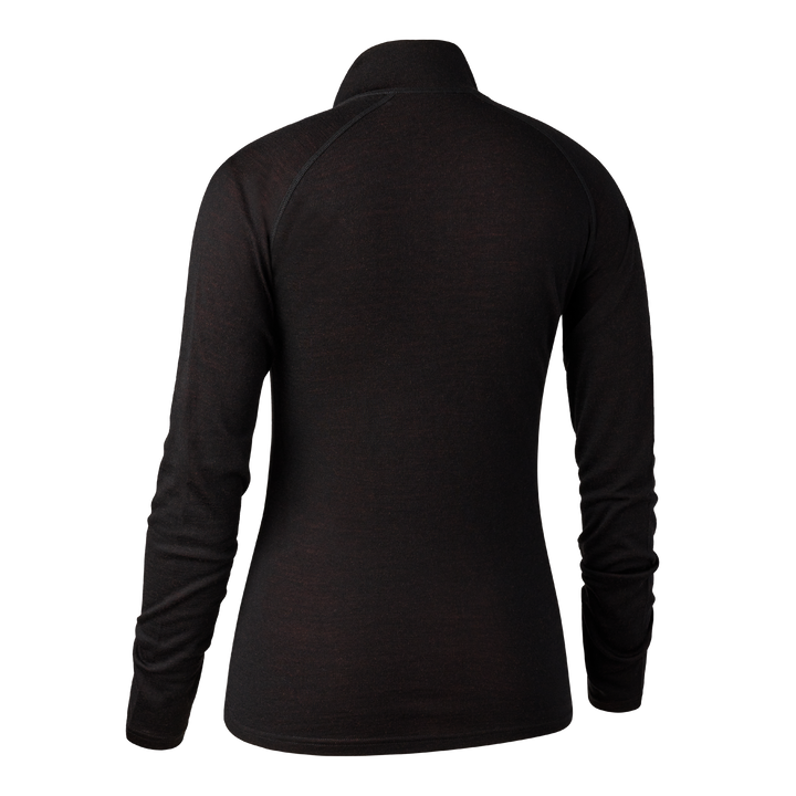 Deerhunter Lady Quinn Merino Â½-Zip Undershirt Black Oak 34