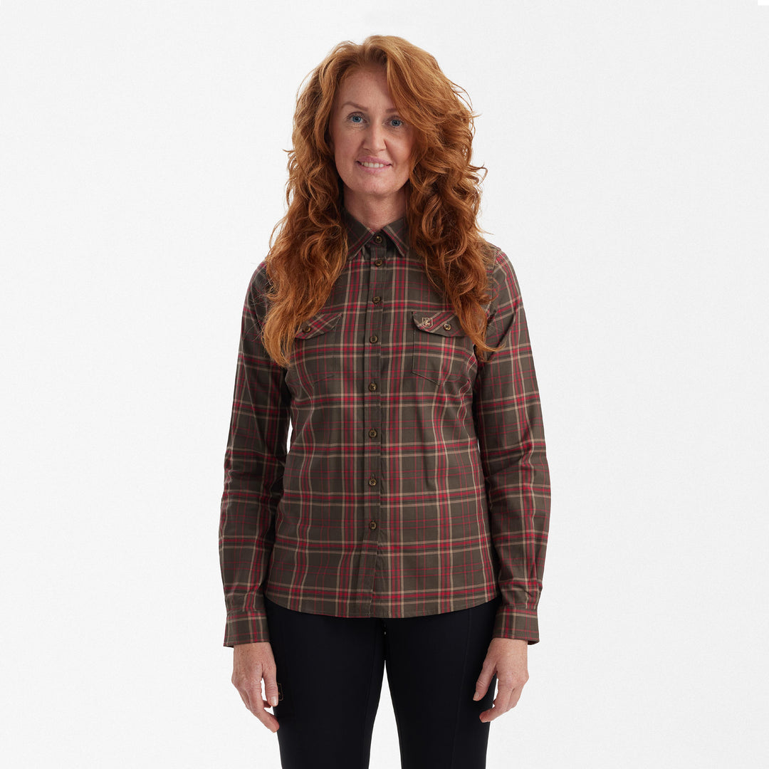 Deerhunter Lady Elena Shirt Green Check 36