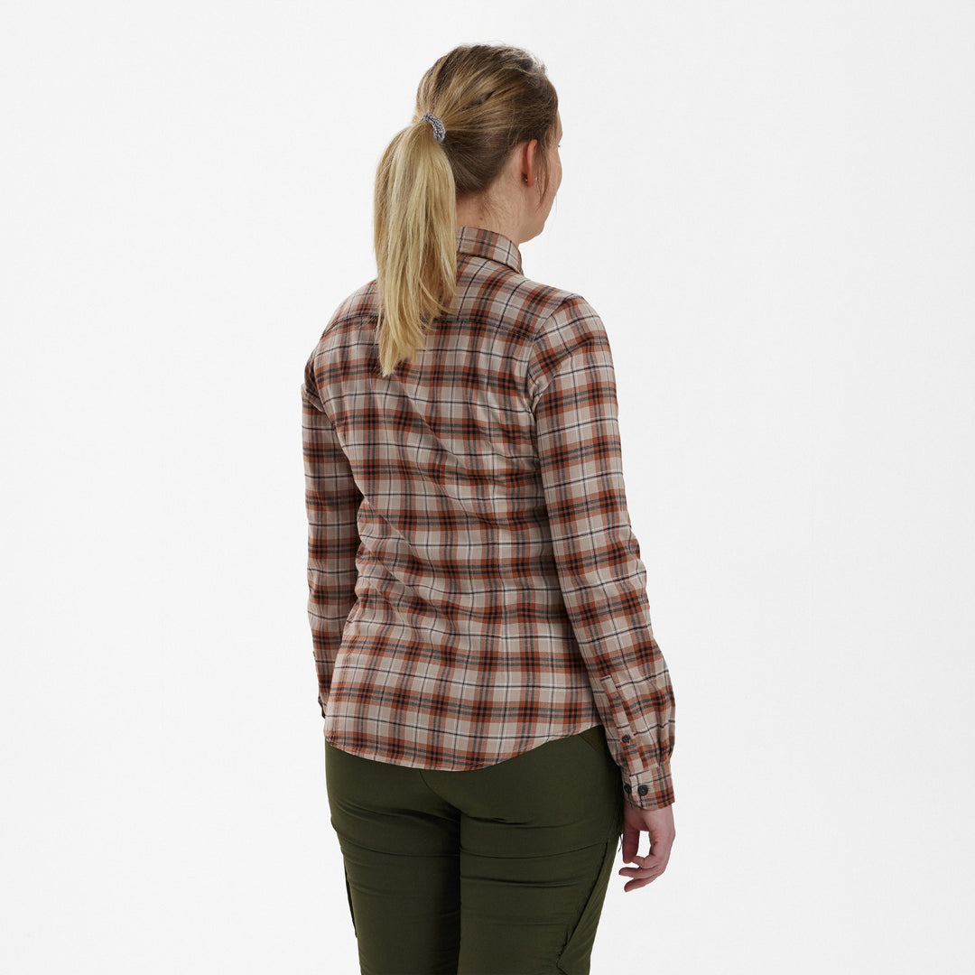 Deerhunter Lady Louisa Shirt Orange Check 36