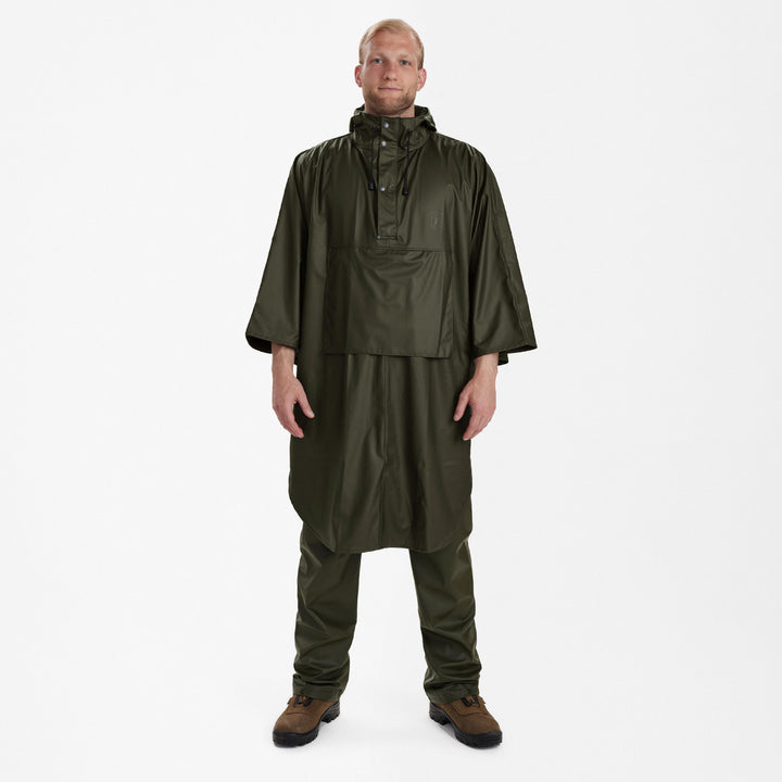 Deerhunter Hurricane Rain Poncho Art Green 2XL/3XL/4X