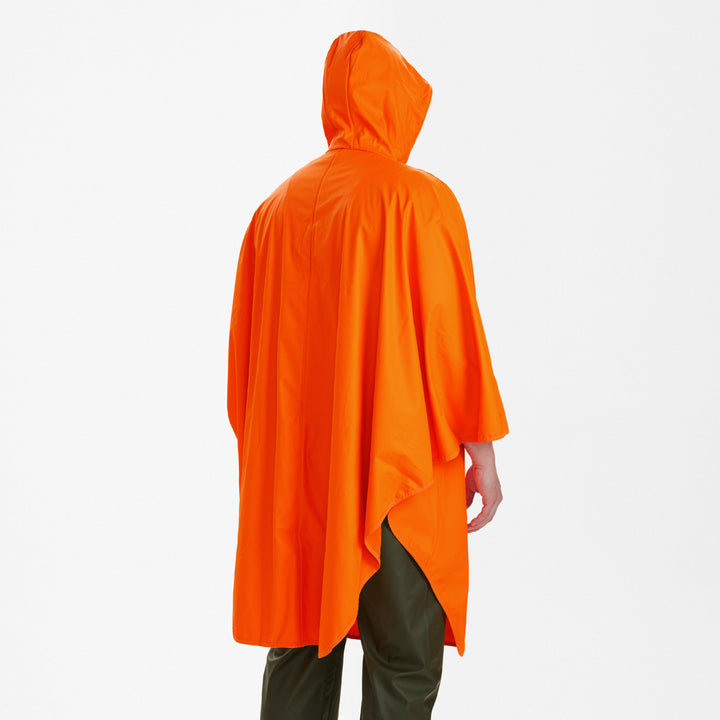 Deerhunter Hurricane Rain Poncho Orange 2XL/3XL/4X