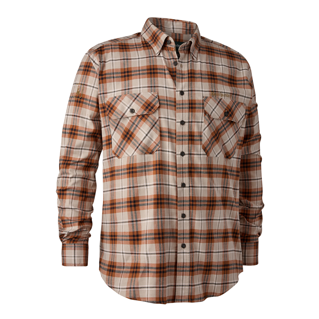 Deerhunter Louis Shirt Orange Check 39/40