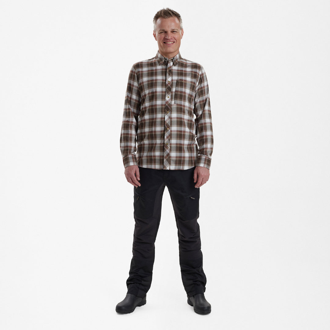 Deerhunter Silas Shirt Brown Check 39/40