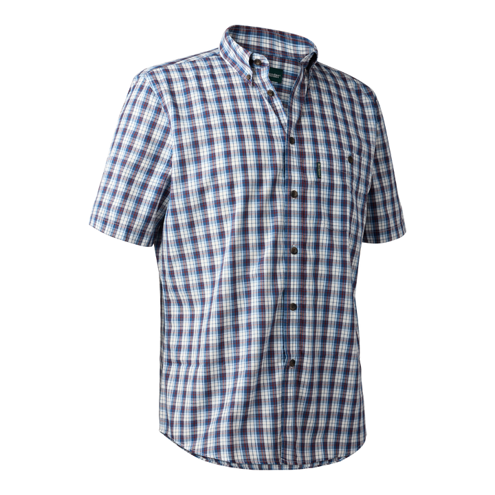 Deerhunter Jeff Shirt S/S Blue Check 41/42