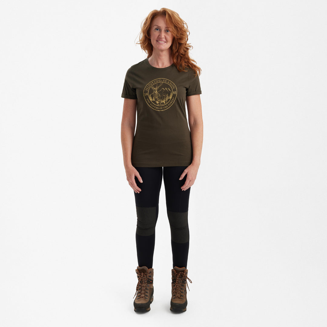 Deerhunter Lady Ella T-shirt Adventure Green 36