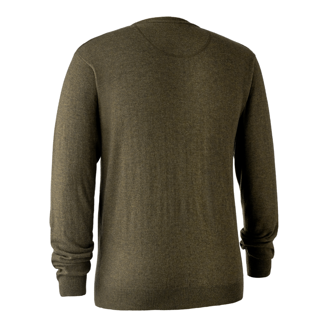 Deerhunter Kingston Knit with O-neck Cypress 2XL