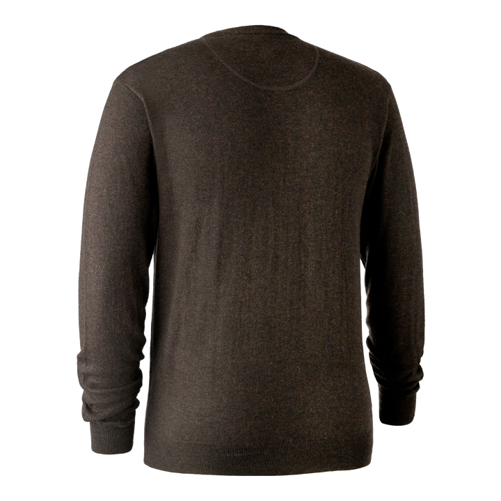 Deerhunter Kingston Knit with O-neck Dark Elm 2XL