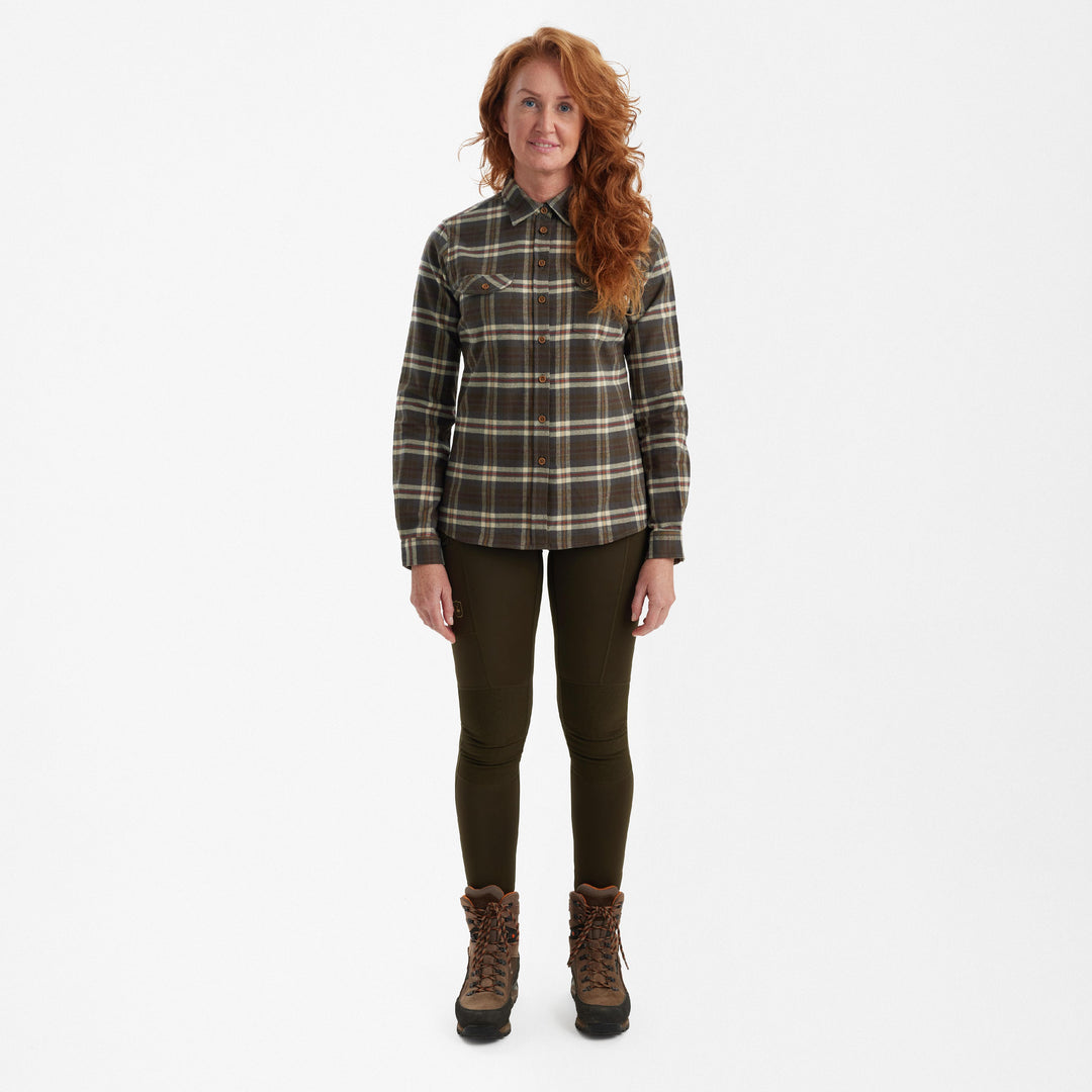 Deerhunter Lady Ruby Shirt Yellow check 36